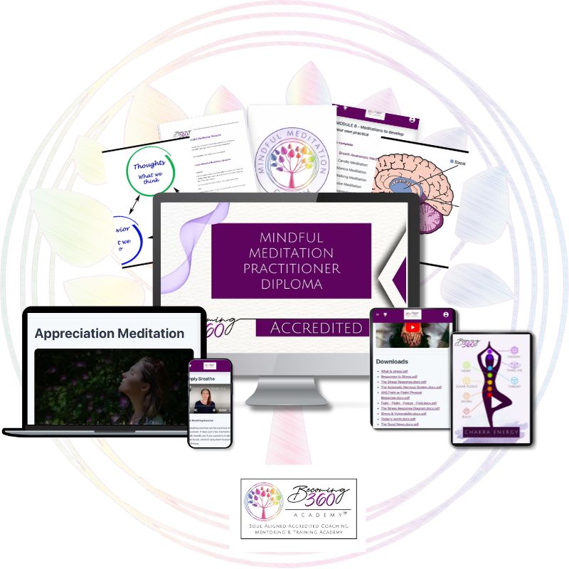 Mock up of the Mindful Meditation Diploma